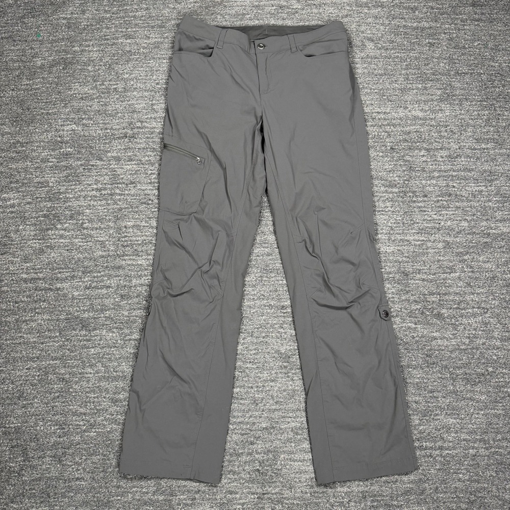 Patagonia Quandary Pants Women 10 Forge Gray Hiking Gorpcore Outdoor Convertible